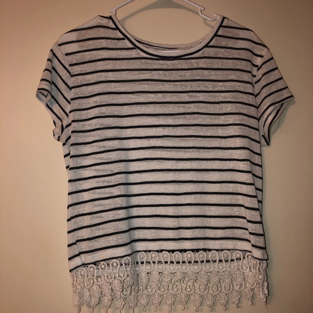 Stripe crop top